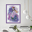 Набір для вишивання за нанесеною на канву схемою "Magic Berry Bottle Blueberries". AIDA 14CT printed 19*27 см, фото 11