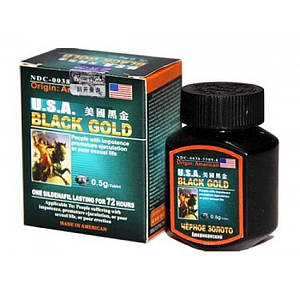 Таблетки для потенції Америка чорне ЗОЛОТО 100% ефект за 16 шт