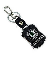 Брелок для автомобильных ключей Skoda, черный брелок с логотипом S 23 di !