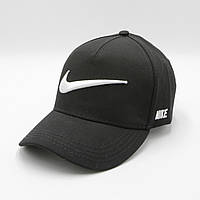 Удобная бейсболка Nike с белой вышивкой, кепка мужская/женская 59-60р, черный бейс с логотипом и надписью 23