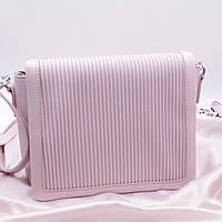 Женская сумка розовая через плечо, небольшая сумка из экокожи, Красивая сумка маленькая, Сумка на каждый 23