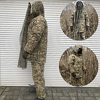 Маскировочный костюм для снайпера multicam, Костюм тактический для ВСУ, Маскировочная одежда для военного