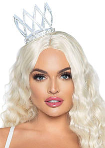 Корона Leg Avenue Faux зі стразами, срібляста