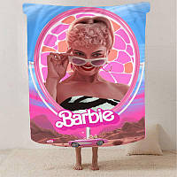 Плед плюшевый с 3D изображением, Барби Розовая принцесса 2838_B 13107 135х160 см, Fashion, FD-13107