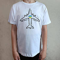 Патриотическая футболка детская с надписью Мечта никогда не умирает, футболка для детей 3-4 лет уни 23 di !