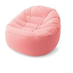 Надувне крісло Intex 68590, 112 х 104 х 74 см, рожеве