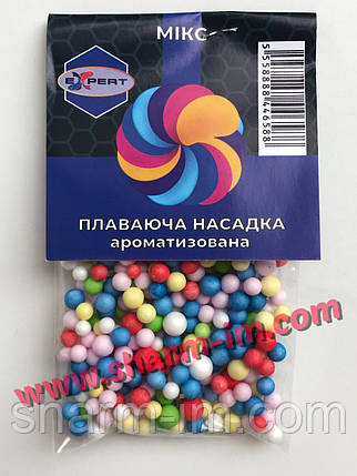 Щільний кольоровий риболовний пінопласт Expert з ароматизатором Мікс 5 г/уп., фото 1