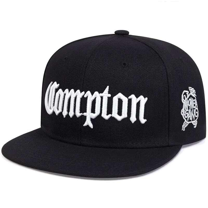 Кепка Compton з прямим козирком унісекс бейсболка snapback стильна жіноча кепка чоловіча