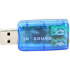 Звукова карта USB 2.0, 5.1, Dynamode 3D Sound, Blue, 90 дБ, Xear 3D, Blister (USB-SOUNDCARD2.0) (код 1224510)