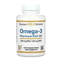 Omega-3 Premium Fish Oil 180mg - 100 softgels