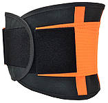 Пояс компресійний MadMax MFA-277 Slimming belt Black/neon orange M, фото 8