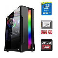 Игровой ПК / Core i7-4770 4 ядра 3.4GHz/ 16GB DDR3 / 500GB SSD NEW / Radeon RX 580, 8 GB GDDR5