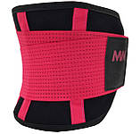 Пояс компресійний MadMax MFA-277 Slimming belt Black/rubine red M, фото 3