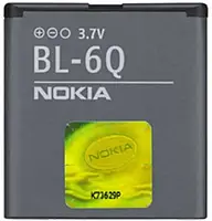 Аккумулятор Nokia BL-6Q (890-970 mAh) 12 мес. гарантии