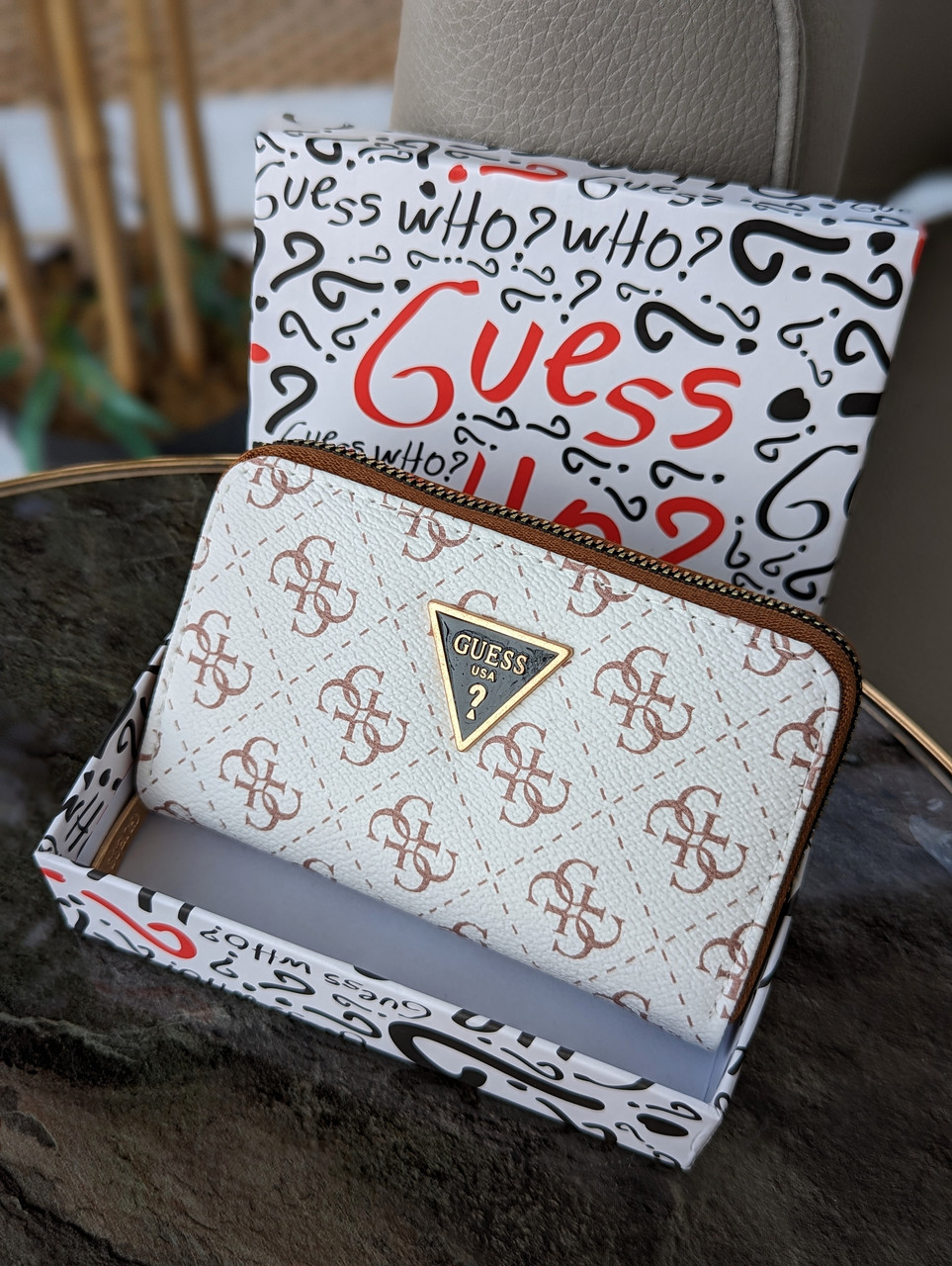 Гаманець Guess жіночий Гаманець Гесс білий
