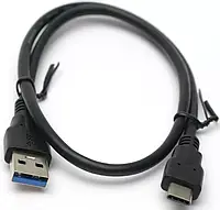 Кабель USB PowerPlant USB 3.0 AM Type C 0.5m (KD00AS1253)