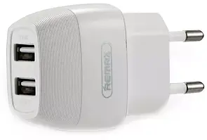 Мережевий зарядний пристрій Remax Flinc Series RP-U29 2USB 2.1A white