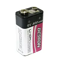 Акумулятор Beston 6F22 (крона) Li-ion 800mAh (AAB1823)