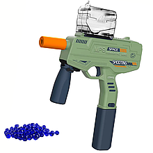 Дитячий Іграшковий Гель Бластер Електричний Пістолет з Орбізами на Акумуляторі МР9 + Подарунковий Набір 5000 Кульок