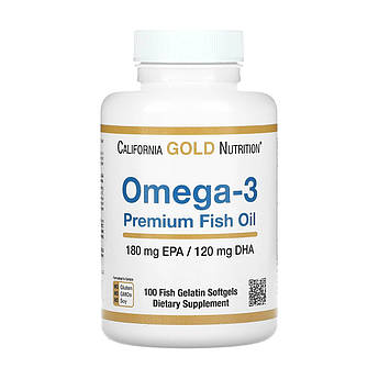 Omega-3 Premium Fish Oil 180mg - 100 softgels