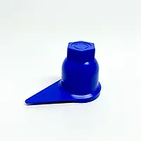Колпачок пластиковый на гайку 33 Синий Стрелка