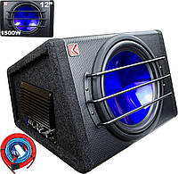 Активный сабвуфер KUERL K-1205APR мощность 1500W (Фазоинверторный корпус)