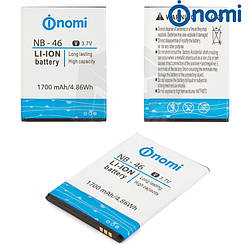 Акумулятор (АКБ, батарея) NB-451, NB-46 для Nomi i451 Twist (1700 mAh), оригінал