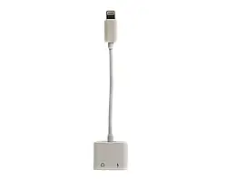 Аудіо-перехідник PowerPlant Lightning - mini-Jack (3.5 mm)/Lightning (CA910427)