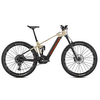 Електровелосипед MONDRAKER CRAFTY CARBON R 29" T-M, Carbon / Desert Grey / Orange (2023/2024)