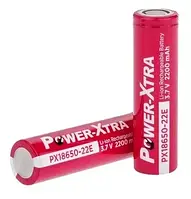 Акумулятор Power-Xtra 18650 2200mAh Li-Ion 1шт Red (PX18650-22R / 29749) 3.7 V