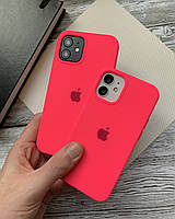 Силиконовый чехол на iPhone 13 Silicone Case Full 47 - HOT PINK