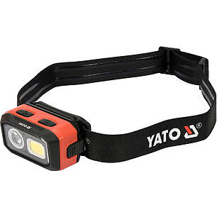 Налобний ліхтар акумуляторний YATO YT-08593, фото 2