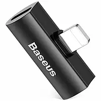 Аудіо-перехідник Baseus L46 Lightning Sound&Charge Adapter Black (CAL46-01)