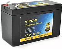 Аккумуляторная батарея ViPow 12V 12Ah Li-ion 18650 со встроенной ВМS платой 3S6P (VP-12120LI)