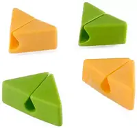 Набор органайзеров для кабеля ExtraDigital CC-965 Cable Clips (4шт) Green/Orange (KBC1802)