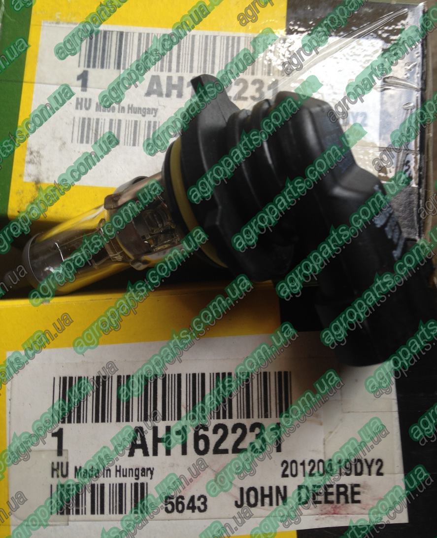 Лампа AH127718 12V; 45W Bulb AH162231 John Deere запчастини Україна
