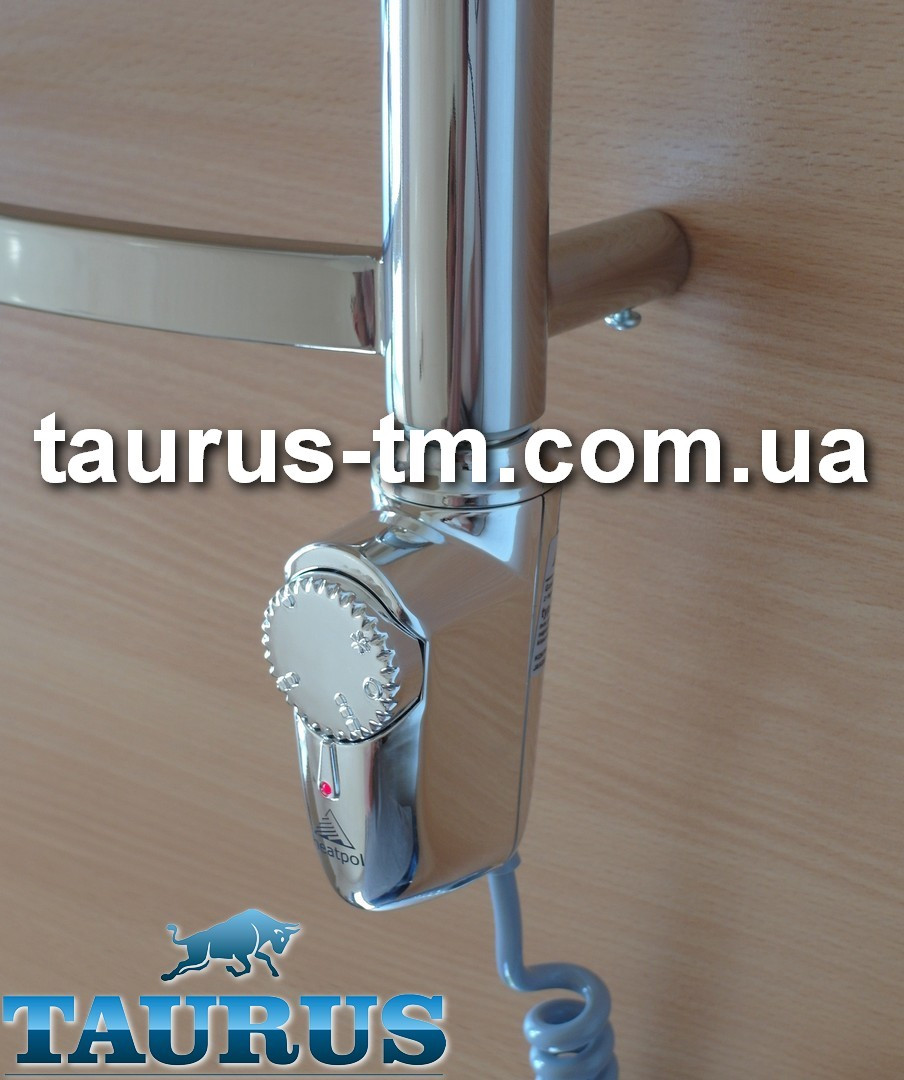 ЕлектроТЕН Heatpol 3GM chrome з корпусом краплеподібної форми в сушарку для рушників, з регулятором 10-65 °C; Польща
