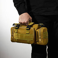 Сумка - подсумок тактическая поясная Tactical военная, сумка нагрудная с ремнем на плечо 5 EB-153 литров