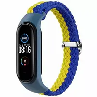 Змінний ремінець для фітнес трекера Plaited для XIAOMI MI BAND 3/4 Blue - Yellow