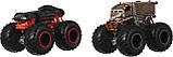 Набір Хот Вілс Машинки 2шт Hot Wheels Monster Trucks Demolition Doubles 1:64 FYJ64 Mattel Оригінал, фото 5