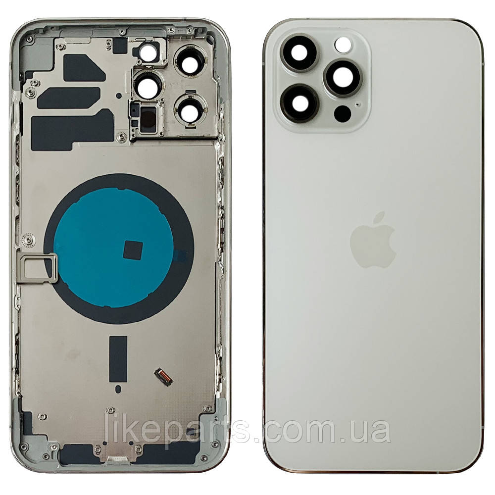 Корпус Apple iPhone 12 Pro Max (серебристый оригинал Китай EU