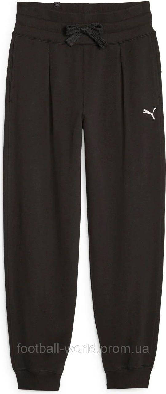 Спортивные штаны женские Puma HER HIGH-WAIST PANTS TR черные 67600601 - фото 1 - id-p1943240205