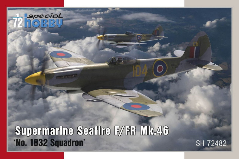 Пластикова модель 1/72 Special hobby 72482 британський морський винищувач Seafire F/FR Mk.46