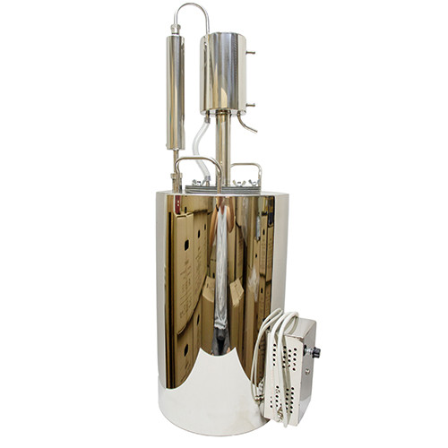 Апарат подвійної перегонки Кошовий - 23 літри - дистилятор під проточну воду, фото 1