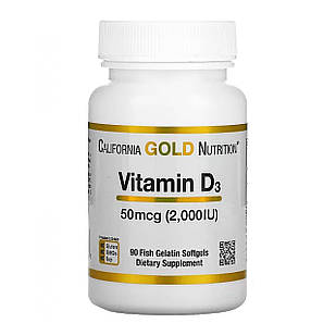 Вітамін D3 (Vitamin D3) 2000 МО 90 капсул