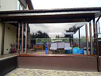 Гибкие окна из ПВХ для беседок - прозрачные мягкие окна для беседки или веранды от дождя и ветра