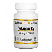 Витамин D3 (Vitamin D3) 2000 МЕ 90 капсул
