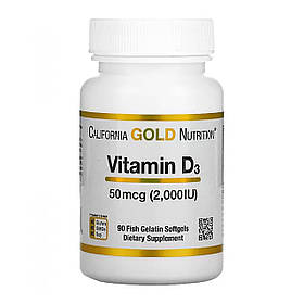 Вітамін D3 (Vitamin D3) 2000 МО 90 капсул