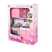 Кухня для кукол розовая, тематический игровой набор (26214P)
