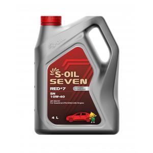 Олія моторна S-OIL SEVEN RED #7 SN 10W-40 універсальна (Пр-во S-OIL ) SRSN10404